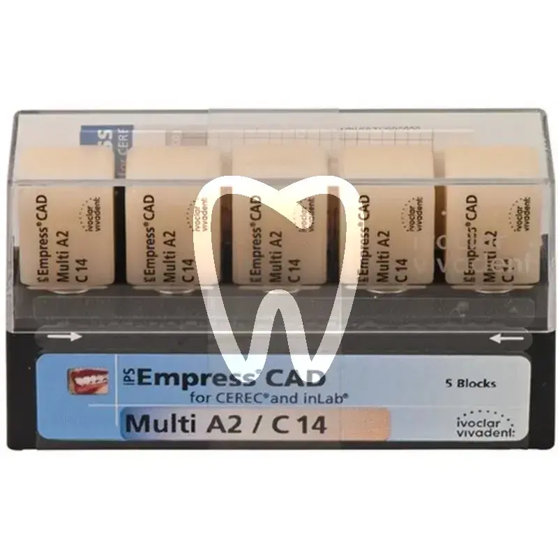 Ips empress cad cerec inlab multi a2 c14 cfao ivoclar