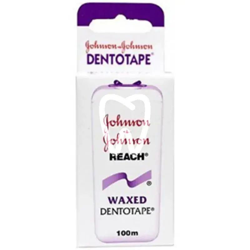 Johnson & johnson reach dentotape waxed – ruban dentaire ciré avec distributeur, 100 m prévention johnson&johnson