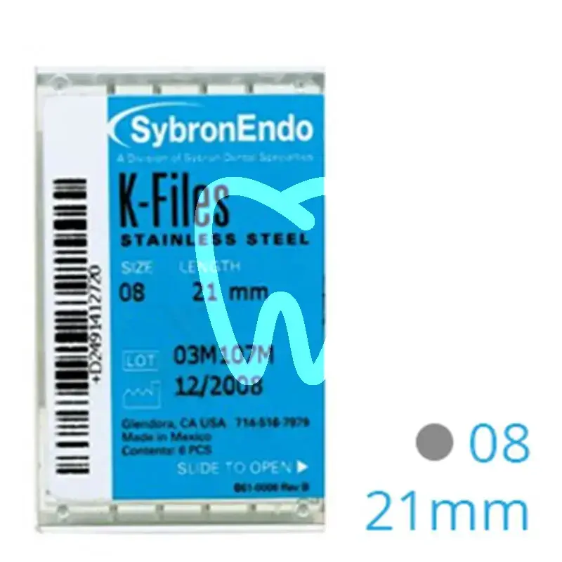 K-feilen  08 21mm sa endodontie kerrhawe