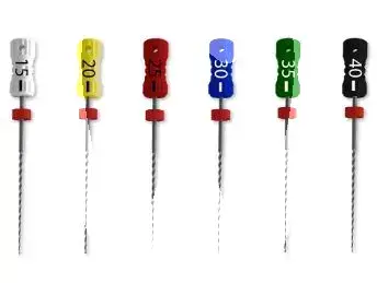 Broches k-reamers n.20 - 25 mm endodontie micro-mega