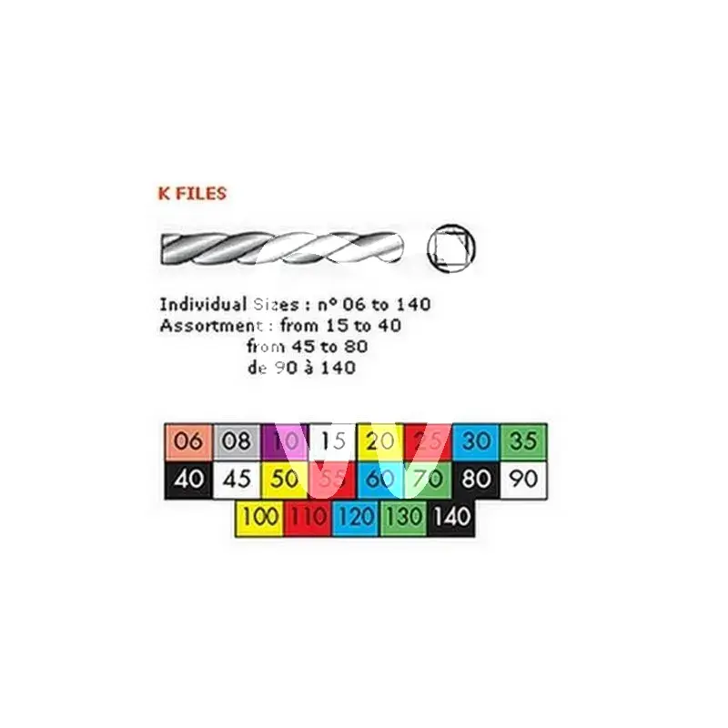 Limes k n.35 (25mm) endodontie micro-mega