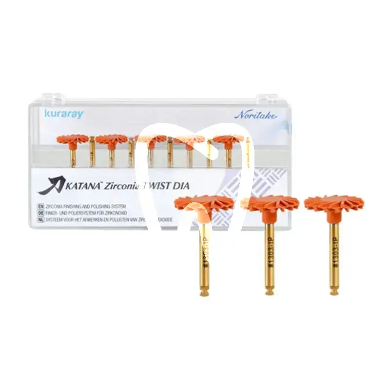 Katana zirconia twist dia fine 10pcs ciments kuraray dental