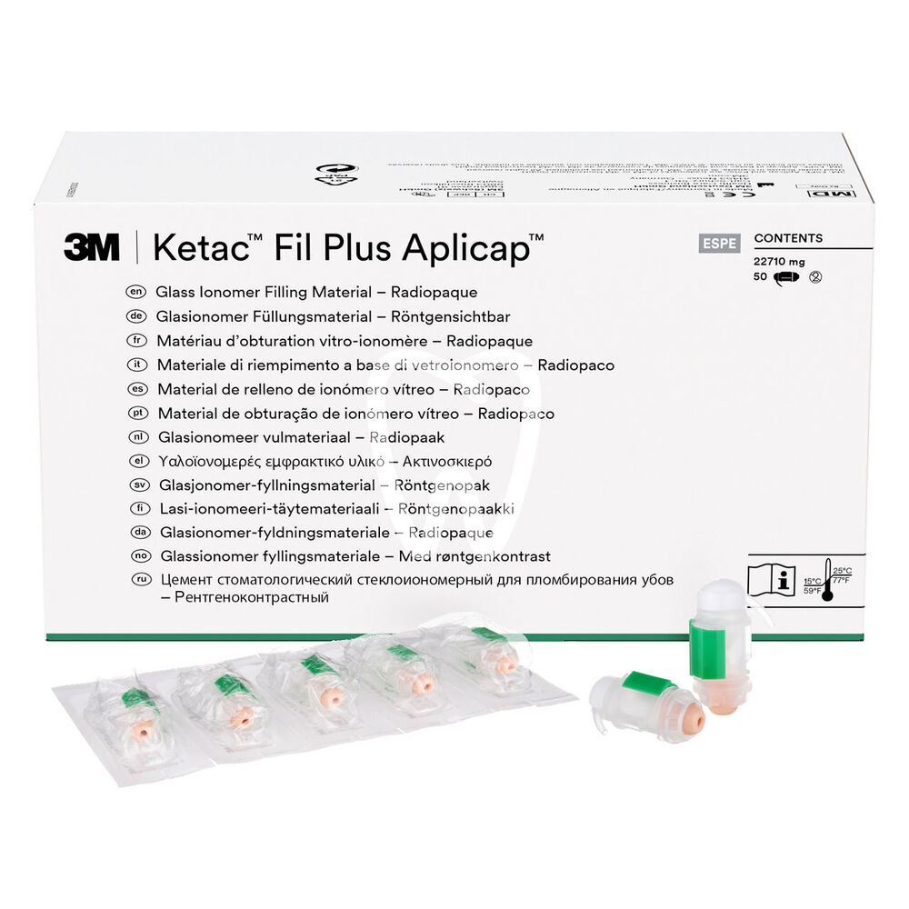 Ketac™ fil plus aplicap™, 50 pcs ciments solventum