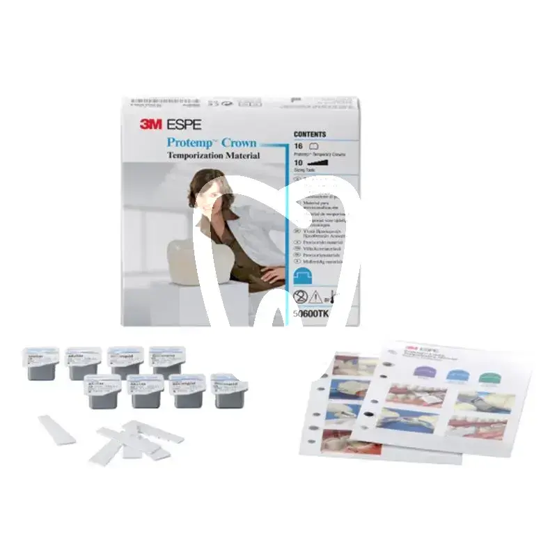 Kit de test pour couronnes provisoires protemp résines solventum