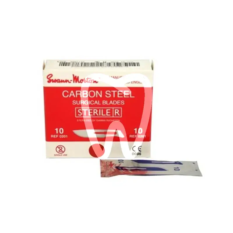Lames bistouris stériles à usage unique n°10, 100pcs chirurgie swann morton