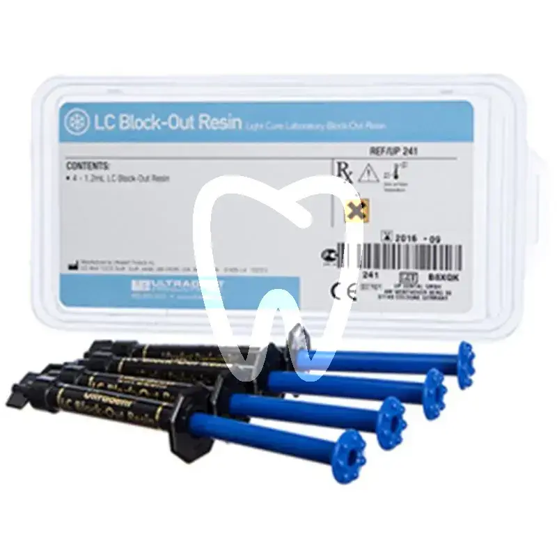 Lc block-out resin 4x1,2ml nfpa blanchiment et esthétique ultradent
