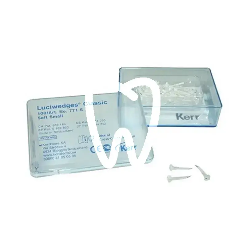 Luciwedge soft schmal 771s, 100pcs matrices et coins kerrhawe