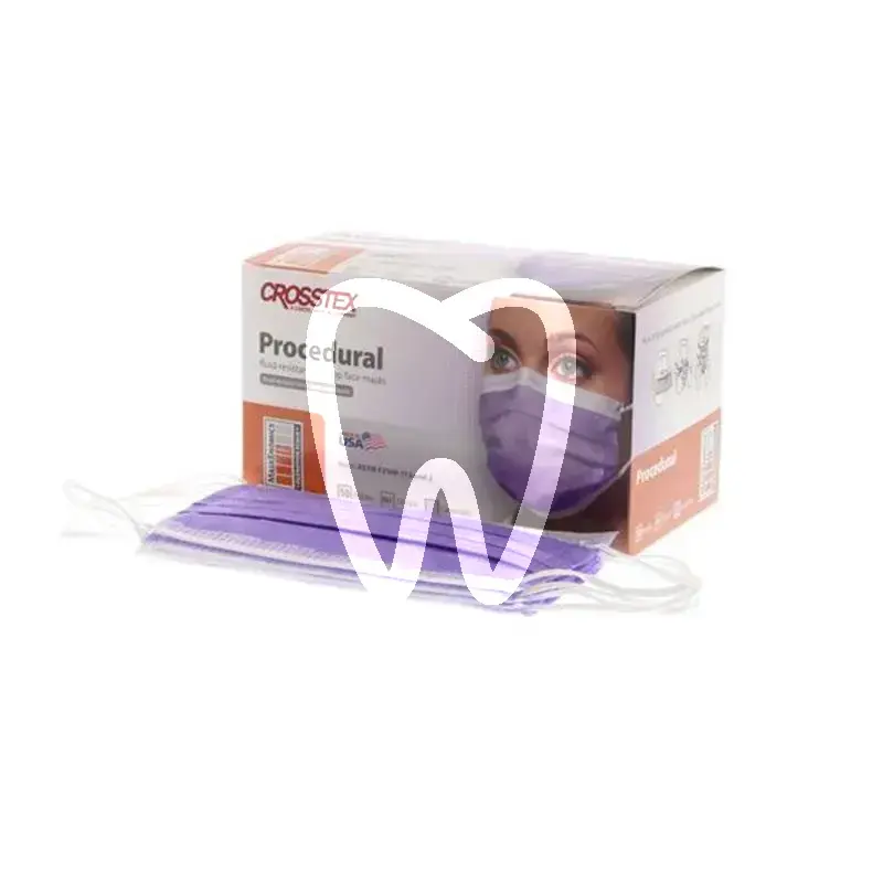 Masque lavande élastique x50pcs usage unique crosstex