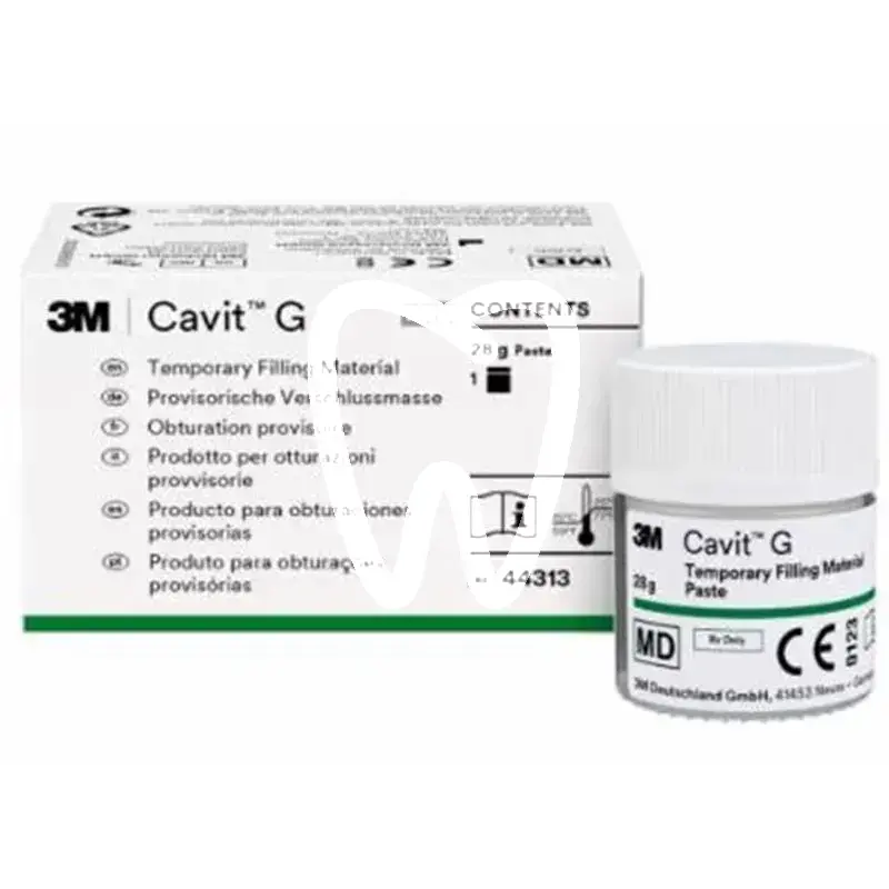 Matériau de restauration temporaire cavit g, 28 g ciments solventum