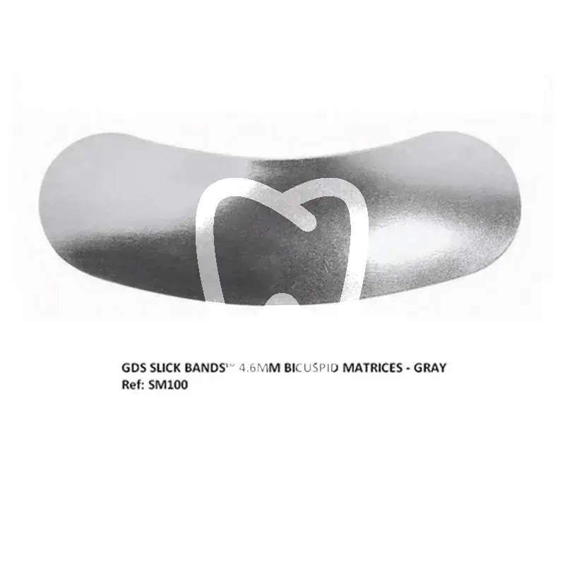 Matrices slick bands gris – prémolaires (4,6mm) matrices et coins garrison