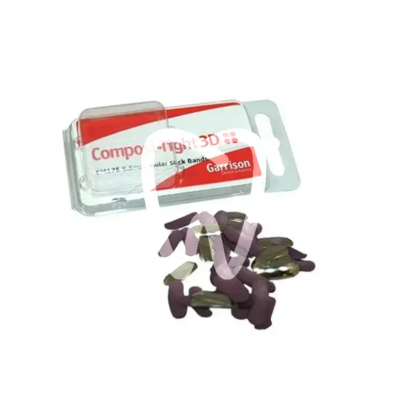 Matrices slick bands violet - molaires (5,5mm) matrices et coins garrison