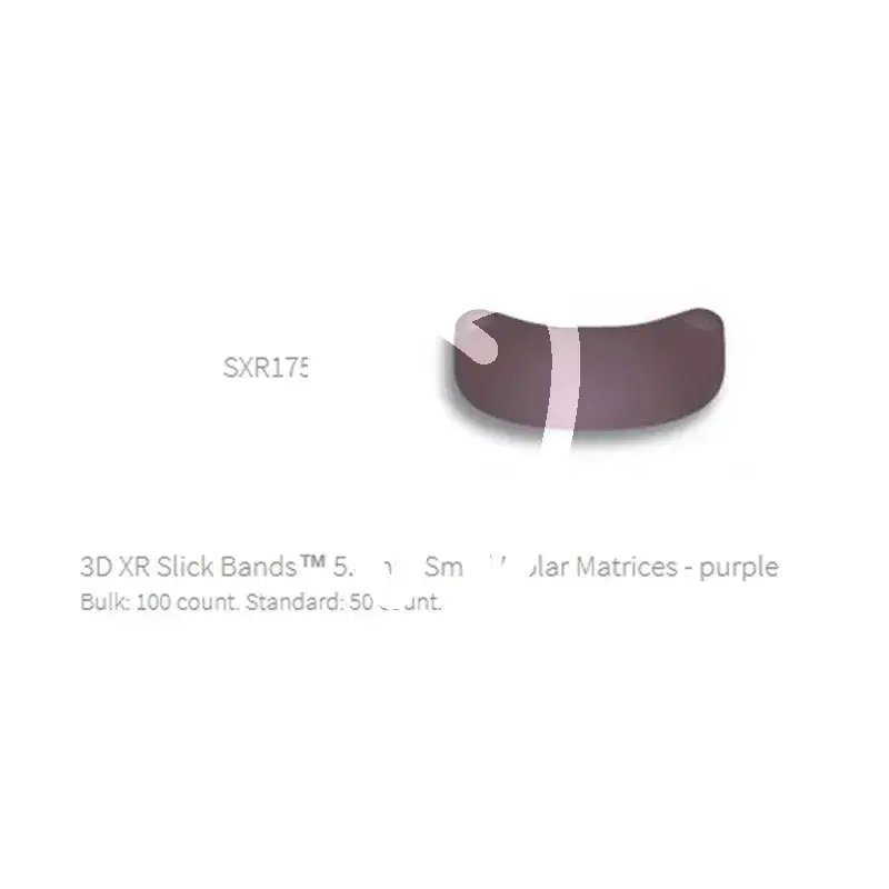 Matrices slick bands xr violet - canines (5,4mm) matrices et coins garrison