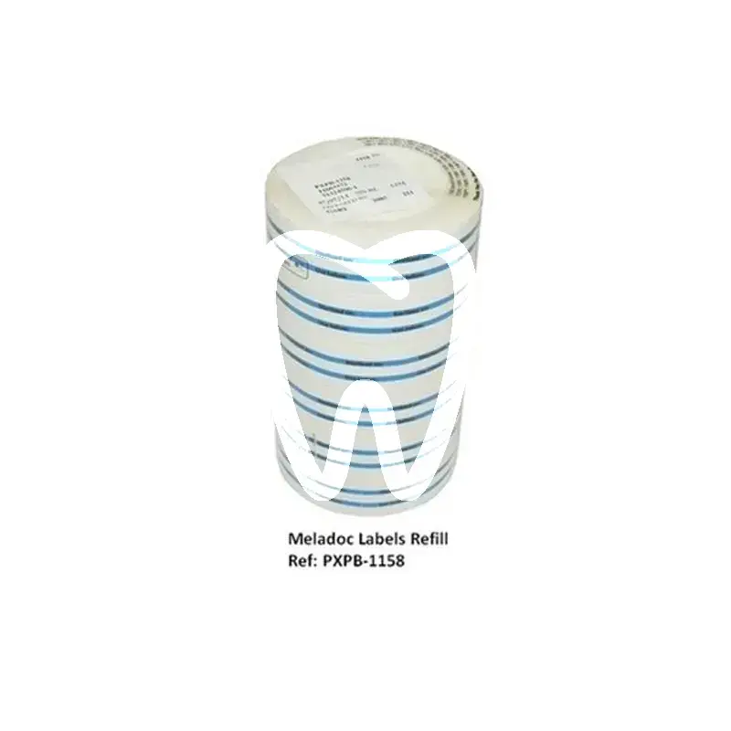Meladoc étiquettes avec rouleau encreur 6x750pcs cabinet melag