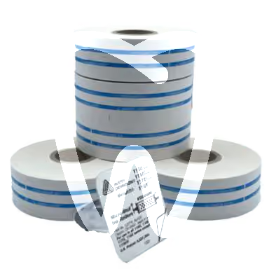 Meladoc étiquettes avec rouleau encreur 6x750pcs cabinet melag