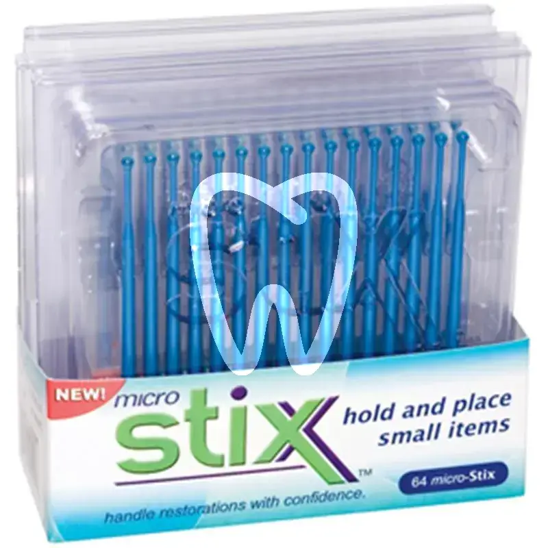 Micro-stix original bleu, 64 pcs composites et accessoires microbrush
