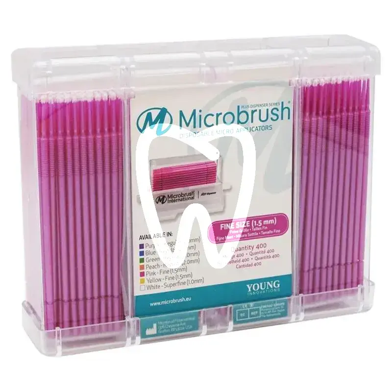 Microbrush plus fins rose, 400pcs composites et accessoires microbrush