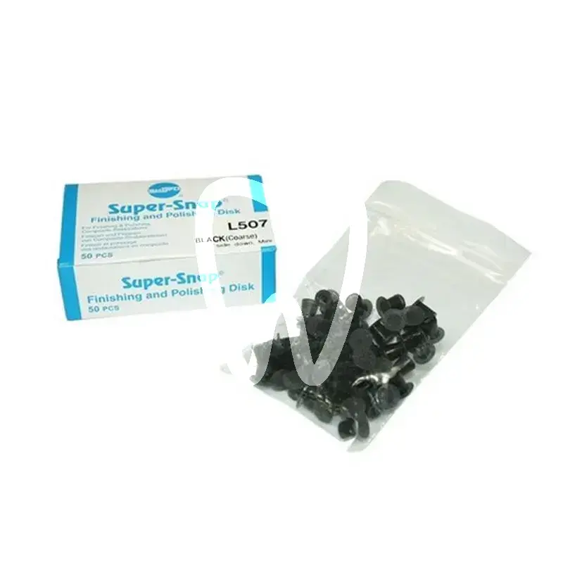 Mini disques super-snap 1 face grain gros noirs matériel de polissage shofu