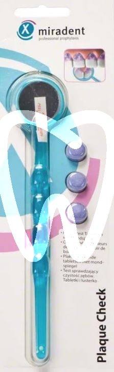 Mira plaque check bleu transparent prévention hager&werken