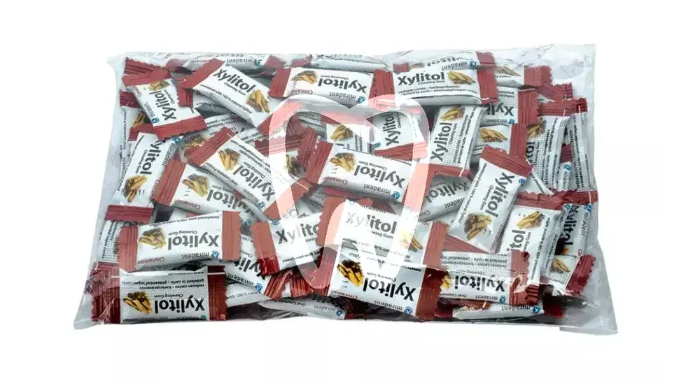 Miradent xylitol gum cinnamon 100x2st prévention hager&werken