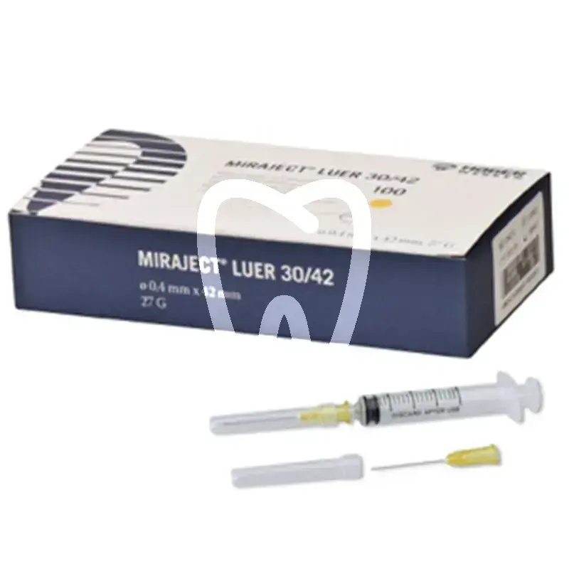 Miraject aiguilles 30x42 luer, 100pcs anesthésie hager&werken