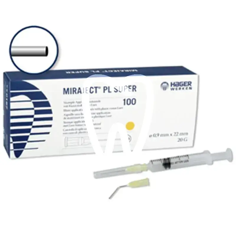 Miraject pl-super 20g 0,9 x 22 mm, 100 pcs usage unique hager&werken