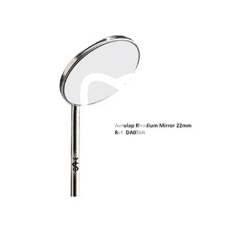 Miroir à bouche rhodium 22mm, 12pcs instruments aesculap