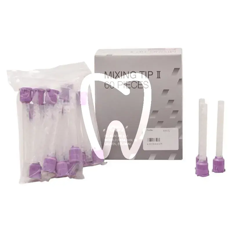 Mixing tips gc ii gr. ll violet, 60pcs 10001801 matériaux d'empreinte gc