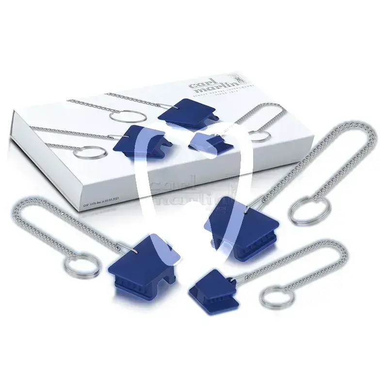 Mundkeile silikon blau 3er m. kette instruments carl martin