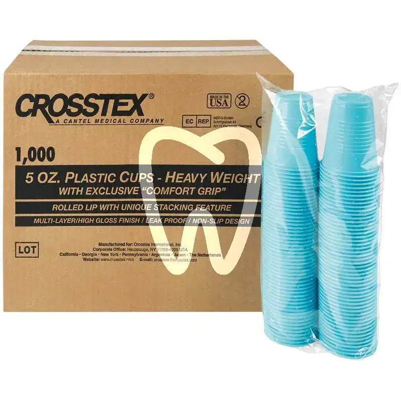 Trinkbecher blau 148 ml. x1000st. einwegartikel crosstex