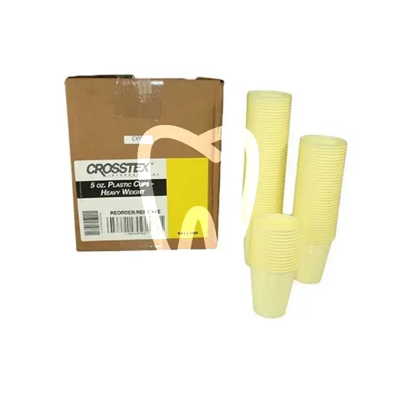Trinkbecher gelb 148 ml. x1000st. einwegartikel crosstex