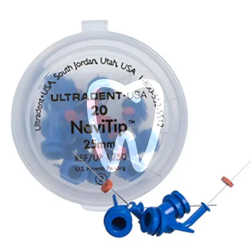 Navi tips 30ga 25mm bleu, 20pcs instruments ultradent