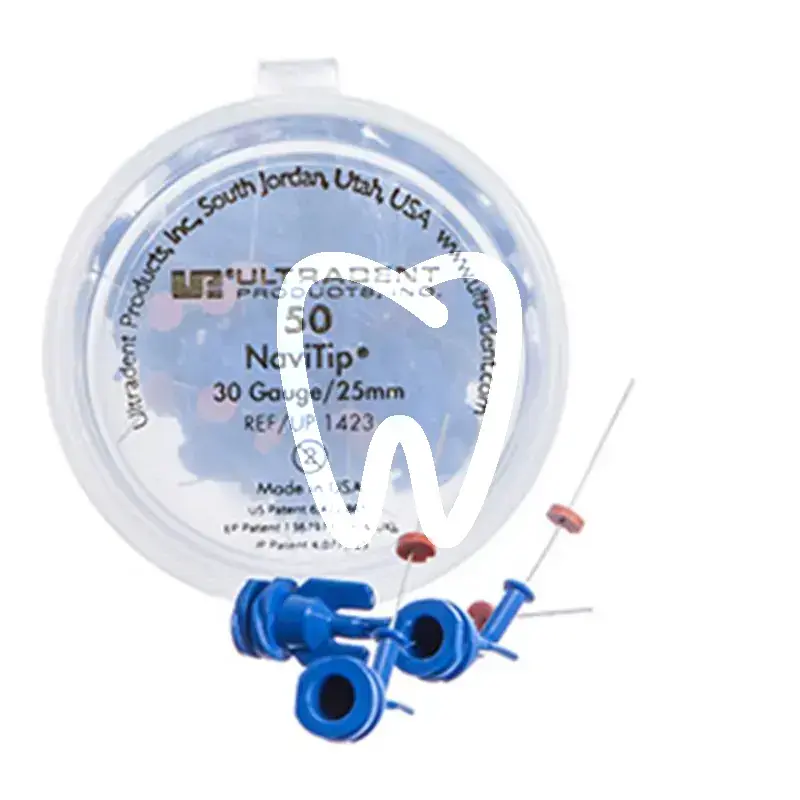 Navi tips 30ga 25mm bleu, 50pcs instruments ultradent
