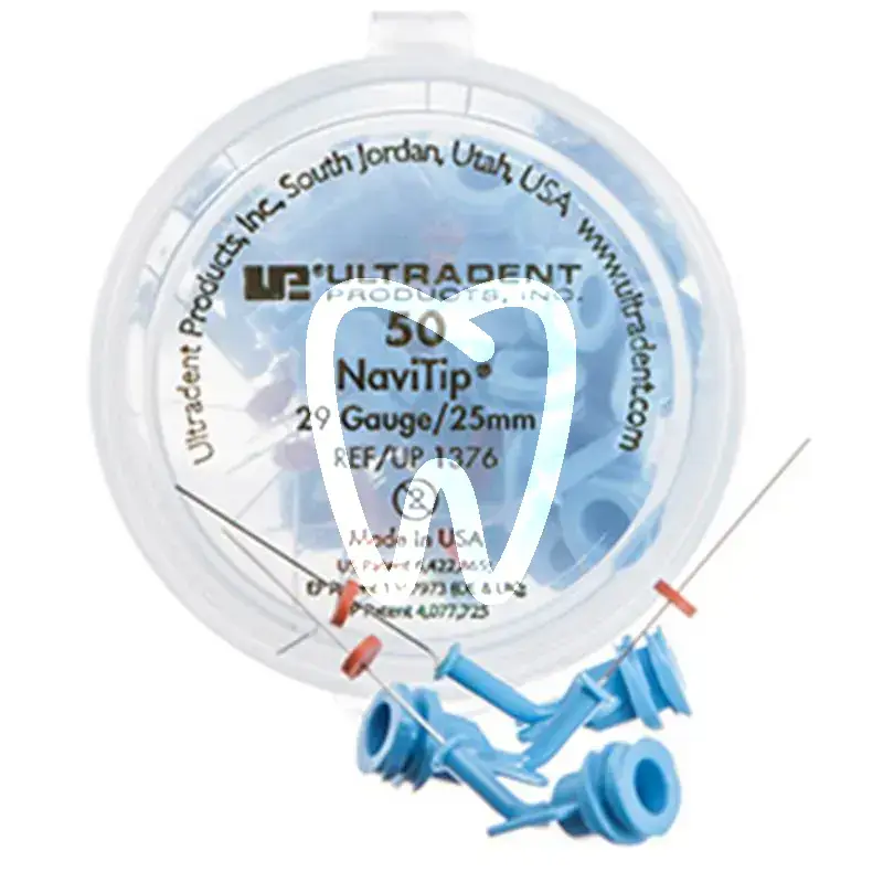 Navitips 29ga 25 mm bleu instruments ultradent