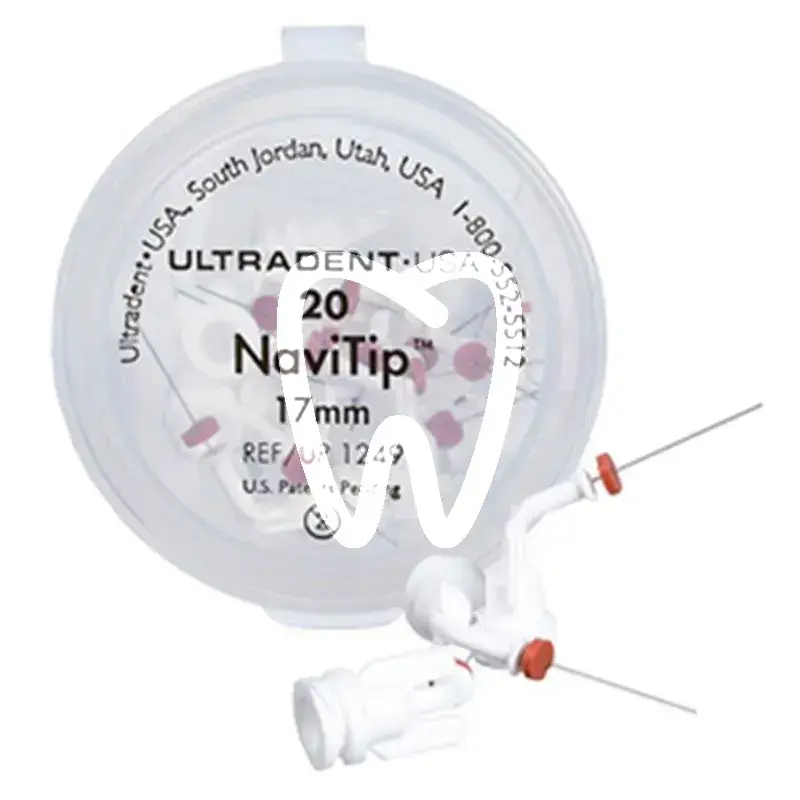 Navitips 30ga 17 mm blanc instruments ultradent