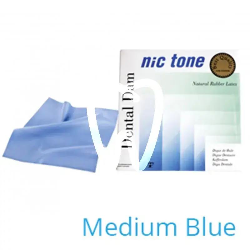 Nic tone digue bleu medium x36pcs digue mdc dental