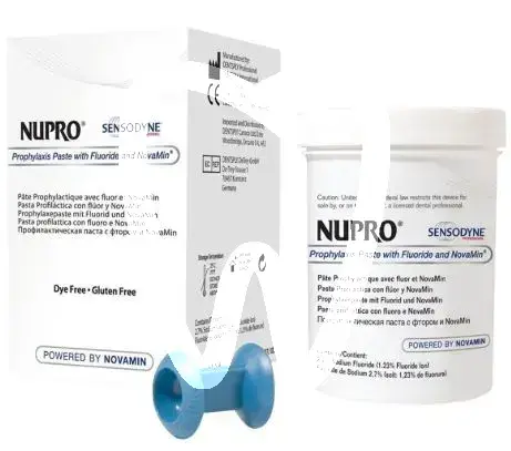 Nupro sensodyne menthe pol. avec fluor, pot 340g matériel de polissage dentsply sirona