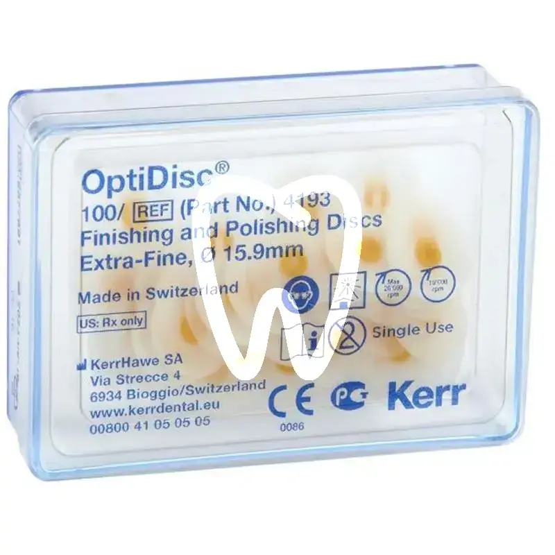 Optidisc extra-fin 15.9mm, 100pcs matériel de polissage kerrhawe