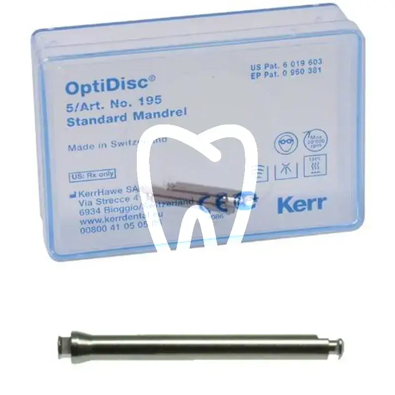 Optidisc mandrin, 5pcs matériel de polissage kerrhawe