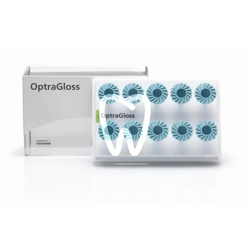 Optragloss® spiral wheel high-polisher – polissoir diamanté haute brillance ra,10 pcs matériel de polissage ivoclar