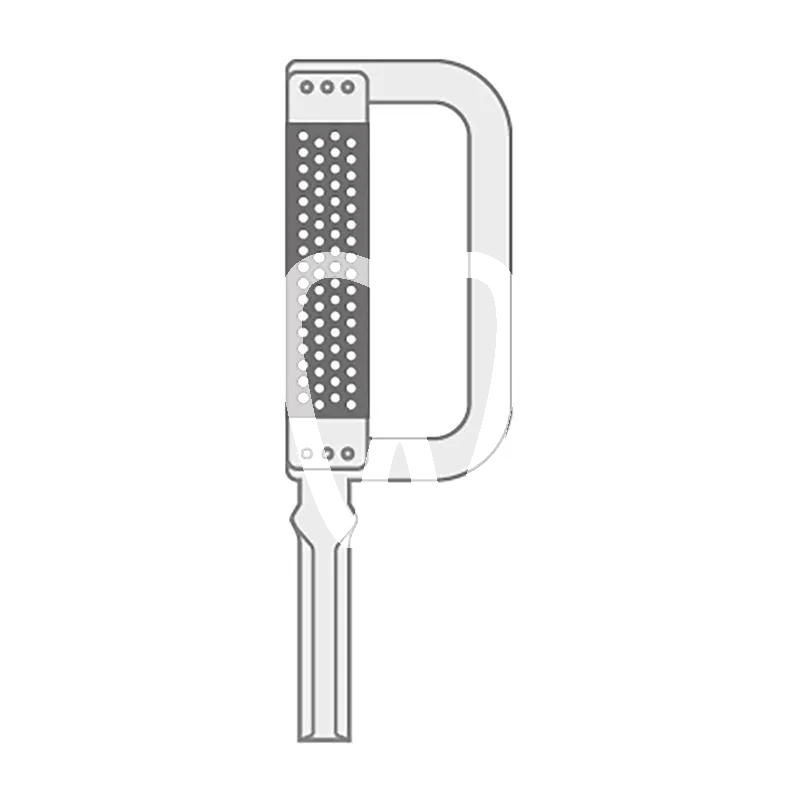 Ortho-strips extra grossières simple face gauche #os80xc-l/3 x3 pcs matériel de polissage intensiv
