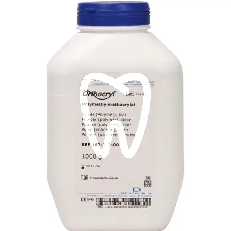 Orthocryl klar pulver 1kg medikamente und zahntechnik dentaurum