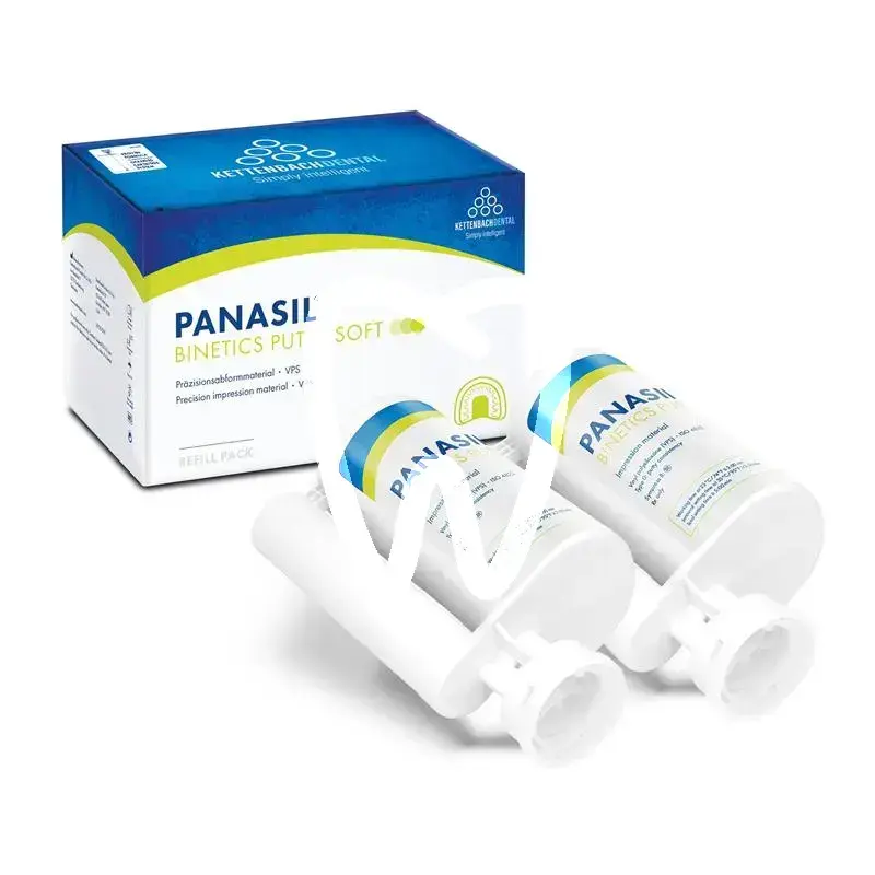 Panasil binetics putty soft cart. 2x380ml refill matériaux d'empreinte kettenbach