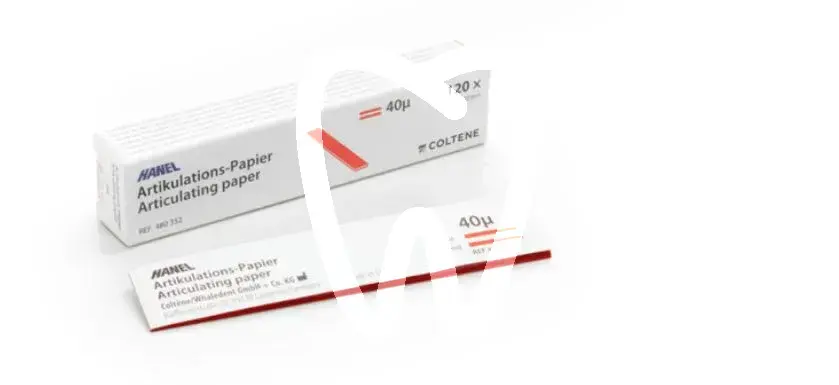 Papier a articuler droit rouge 40 microns articulation hanel
