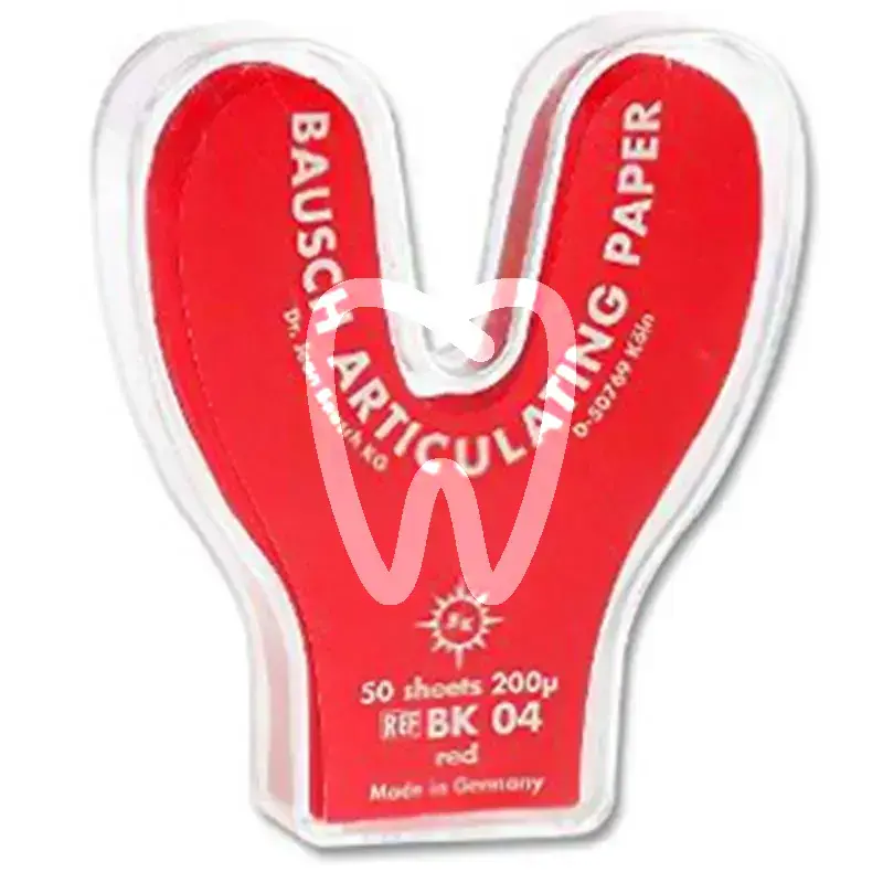 Papier articulation rouge bk 04 50pcs articulation bausch