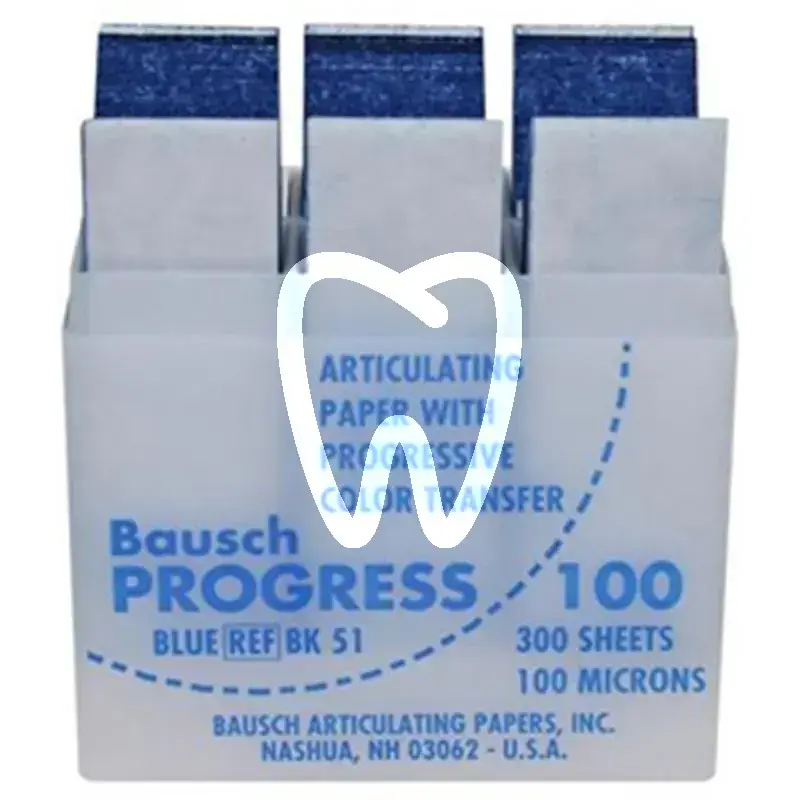 Papier bk 51 bleu 100 μicrons articulation bausch