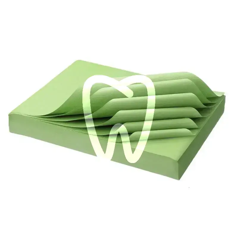Carta buvard prot. plateaux verde, 28x36, 250pz monouso akzenta