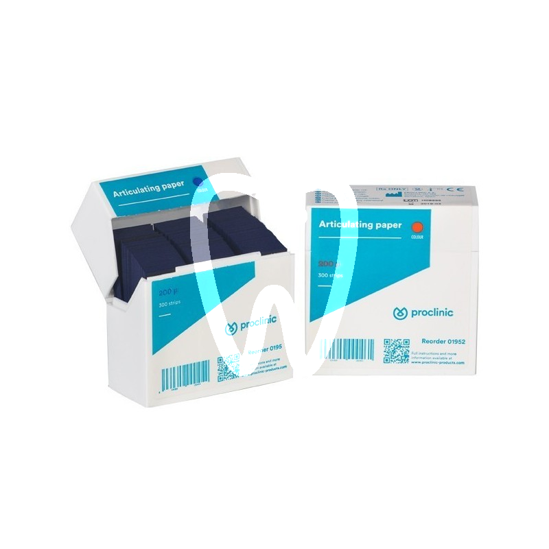 Papier d'articulation bleu articulation proclinic
