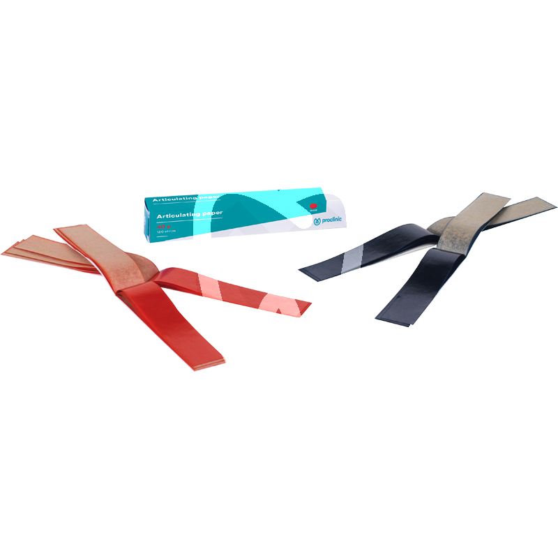 Papier d'articulation rouge fin – 120 feuilles articulation proclinic
