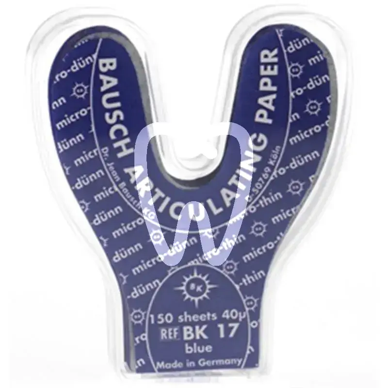 Papier occlusion bleu bk 17 pa articulation bausch