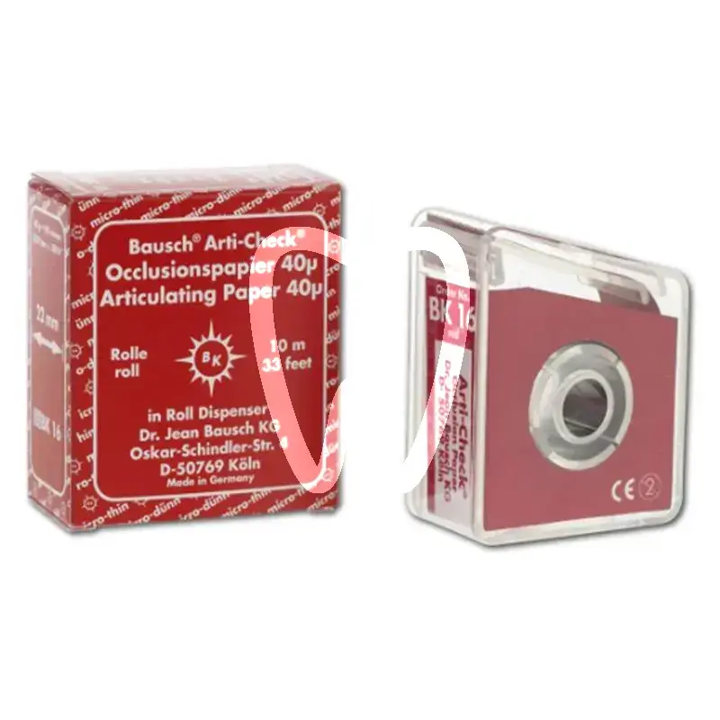 Papier occlusion rouge bk 16 rl articulation bausch